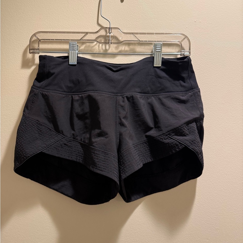 lululemon speed up Women's Black Athletic Shorts